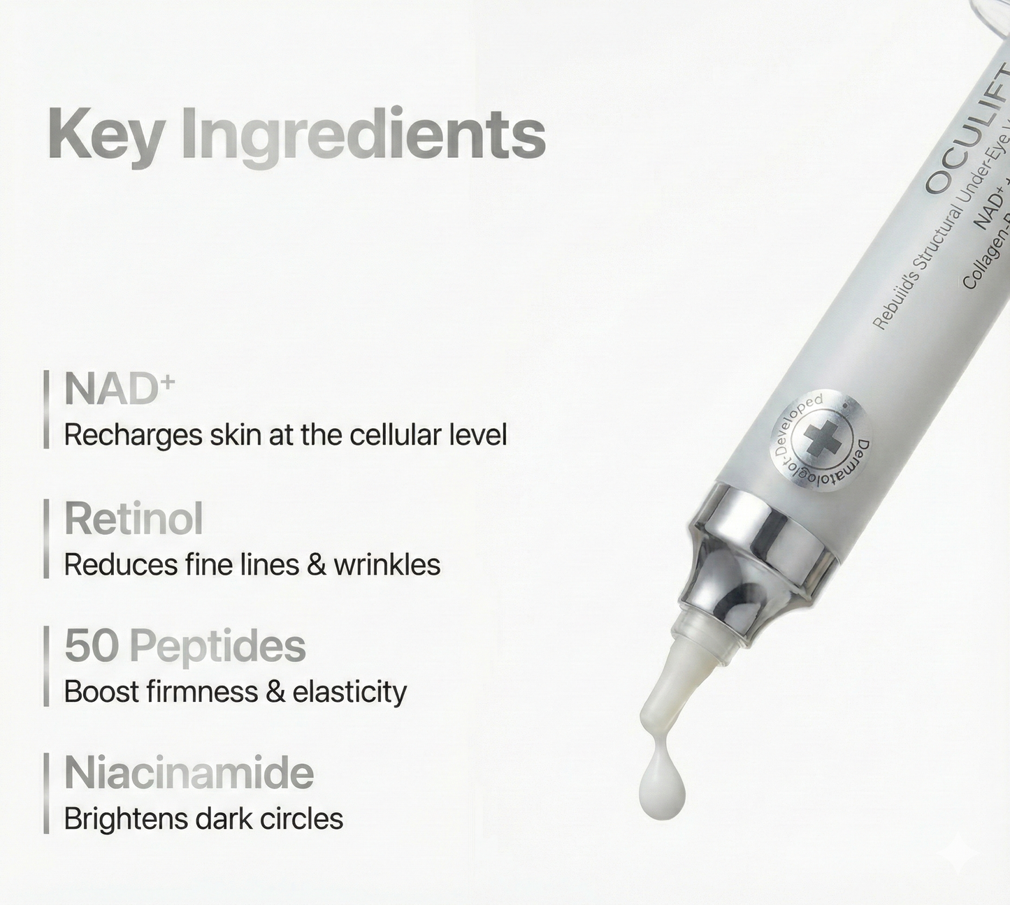 NAD+ 50 Peptide Eye Cream